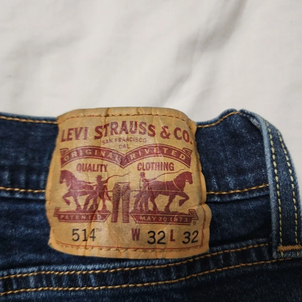Levi's 514 Men's Jeans 32x32  Blue Denim Good Condition Preppy‎ Country Boy